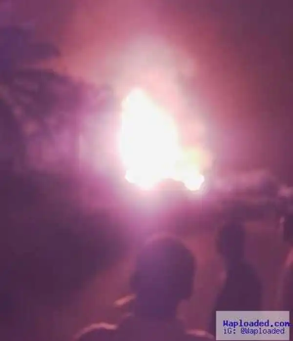 Photos: Gas pipeline explodes in Akwa Ibom State...NDA claim responsibility